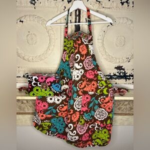 Vera Bradley Lola apron with tin